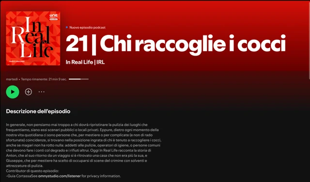 In Real Life · Radio Capital: Chi raccoglie i cocci